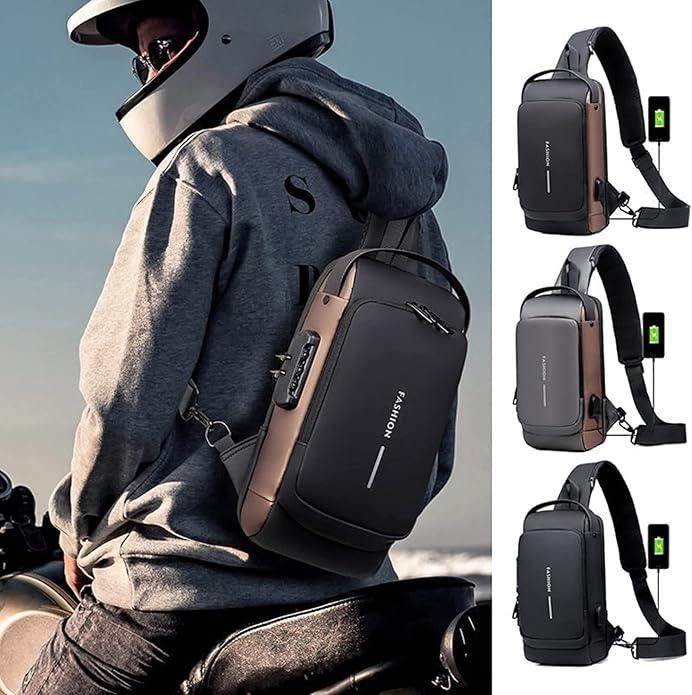 Men's Leather Sling Bag