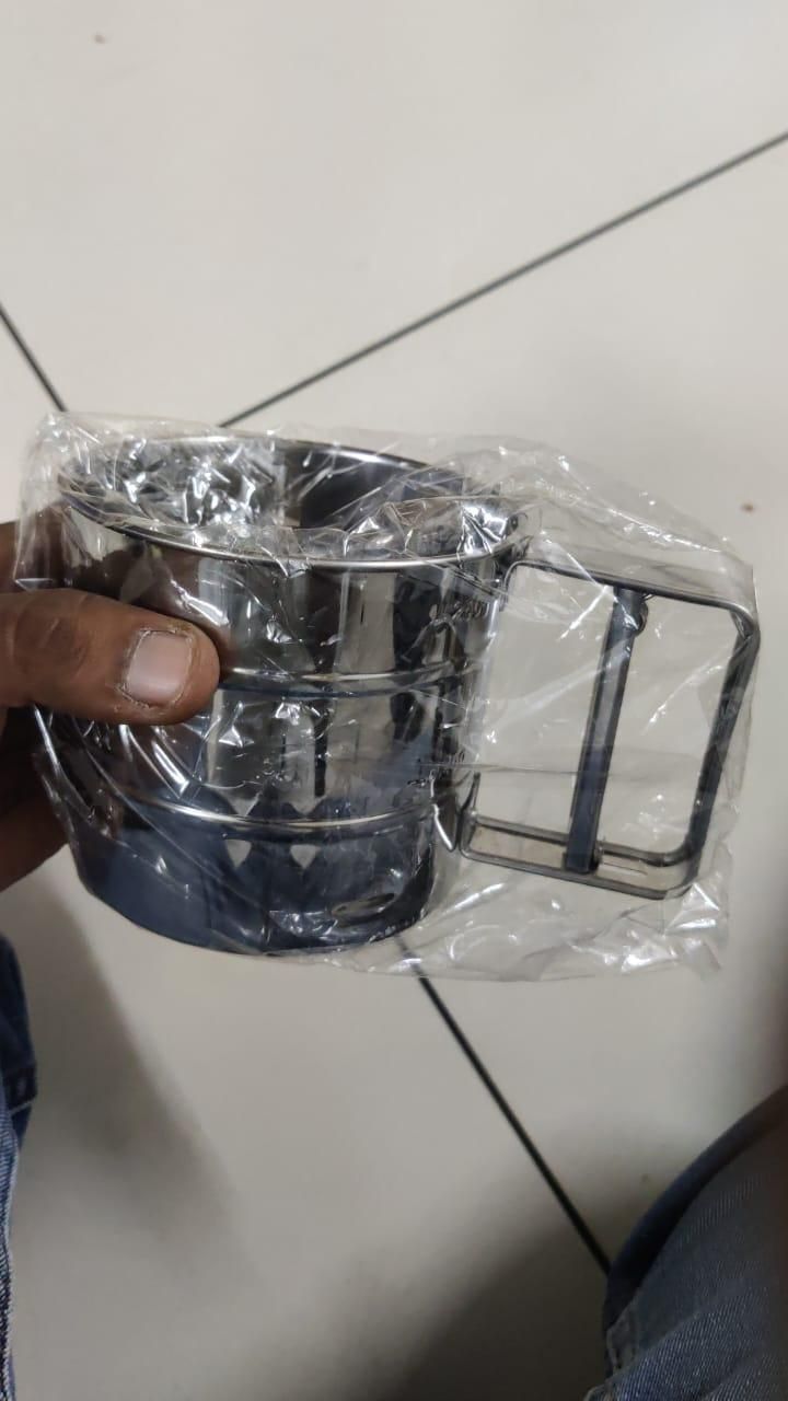 Large Steel Atta Chhani