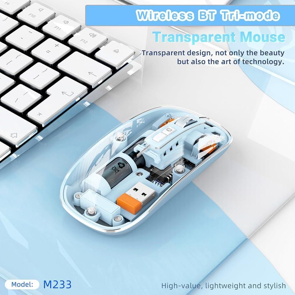 Transparent Rechargeable Mouse