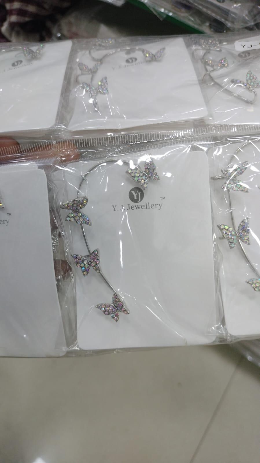 Butterfly Ear Crawler Earrings