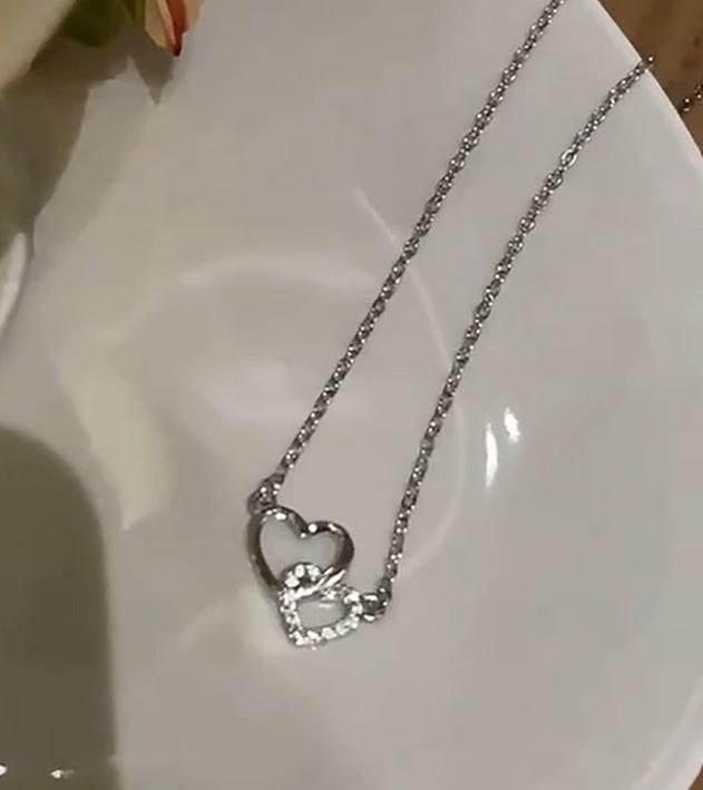 Dual Heart Pendant Necklace