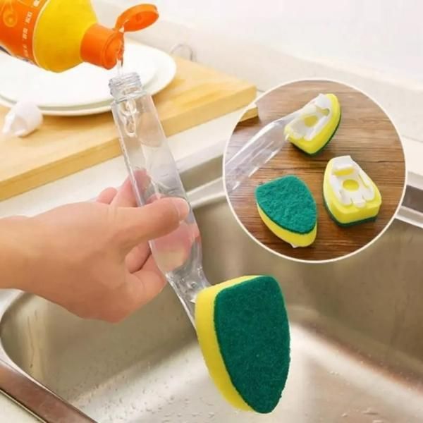 Refillable Sponge & Brush Set