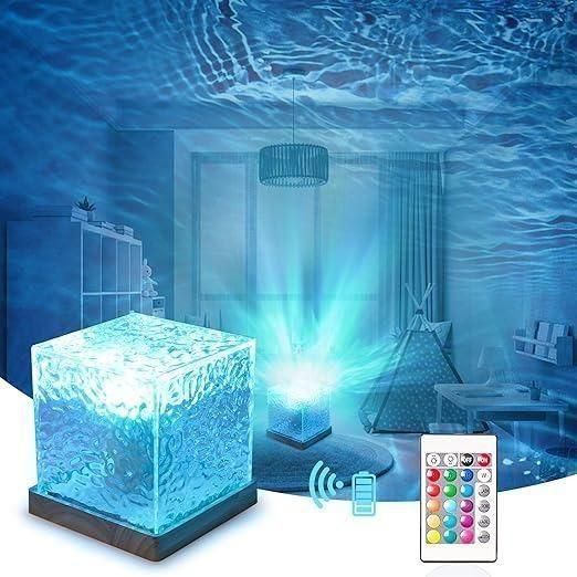 Rotating Ripple Aura Night Light