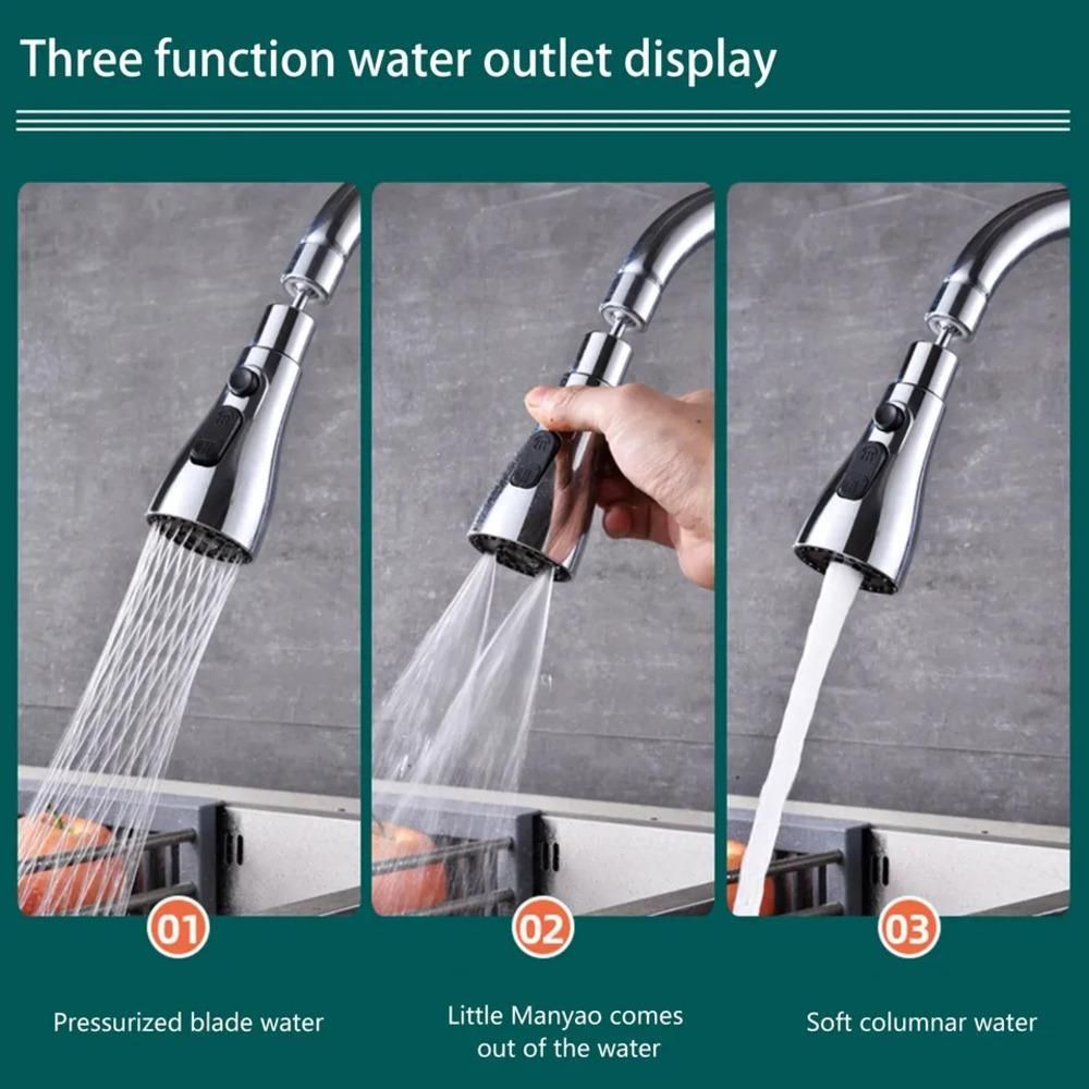 3-Mode Kitchen Faucet