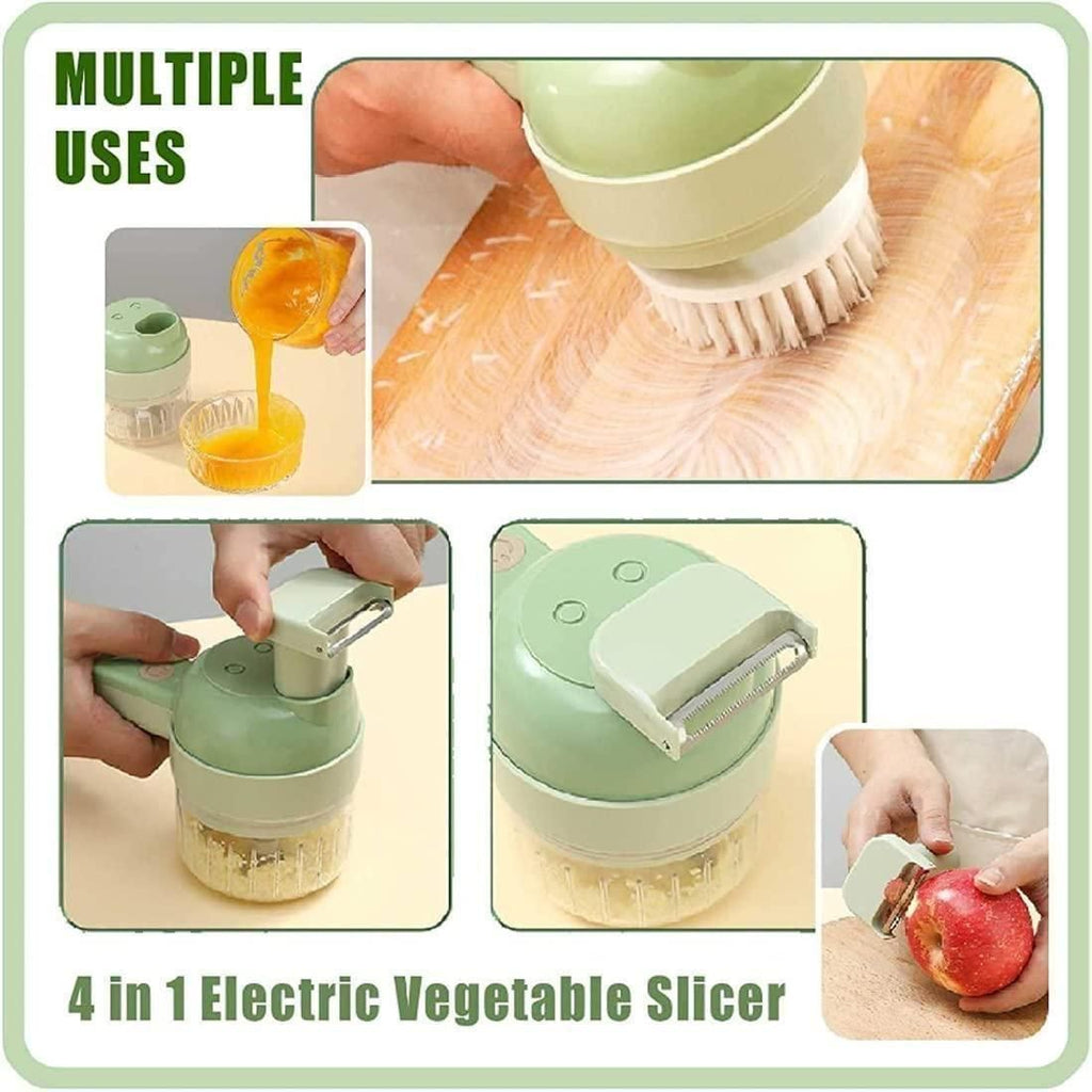 Portable 4-in-1 Food Chopper