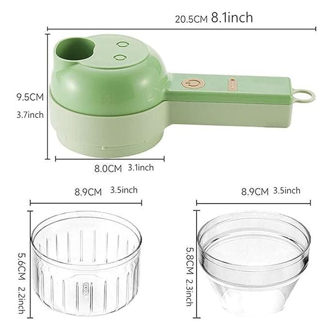Portable 4-in-1 Food Chopper