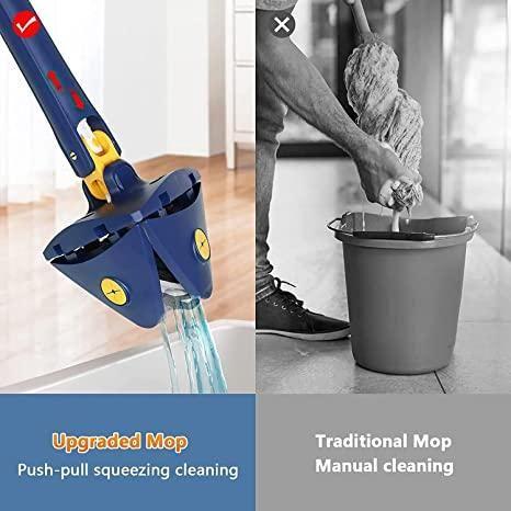 Blue Triangle Cleaning Mop
