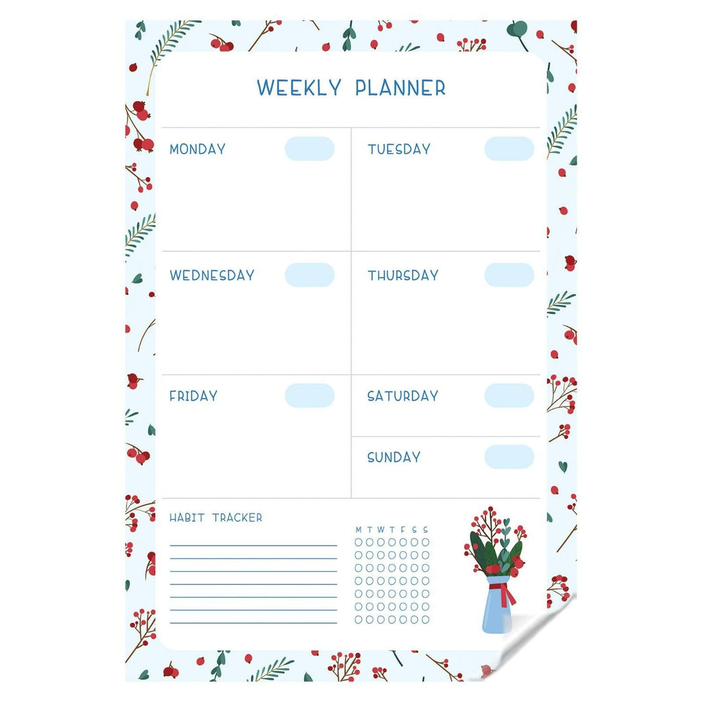 Weekly Planner Sheet Organizer
