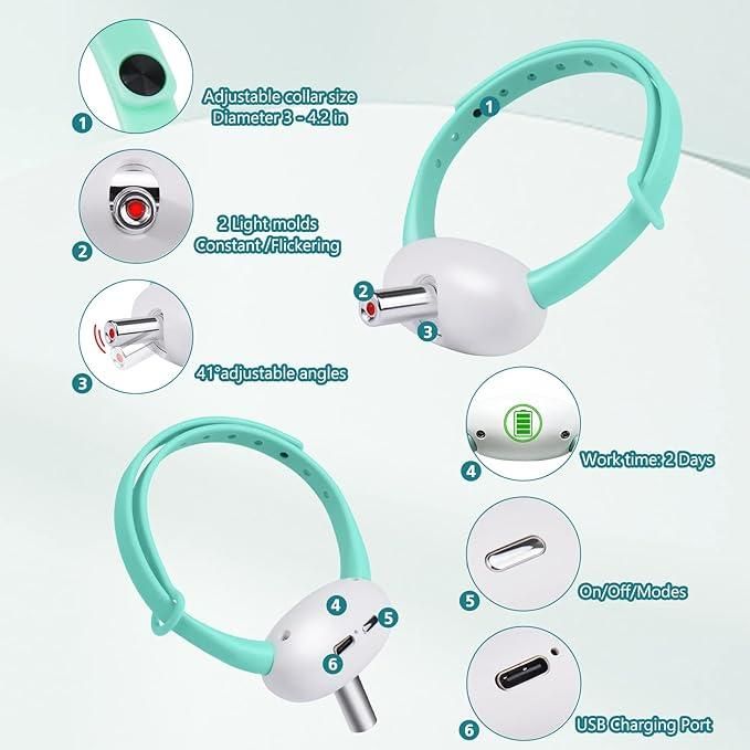 Pet Laser Collar Teasing Toy
