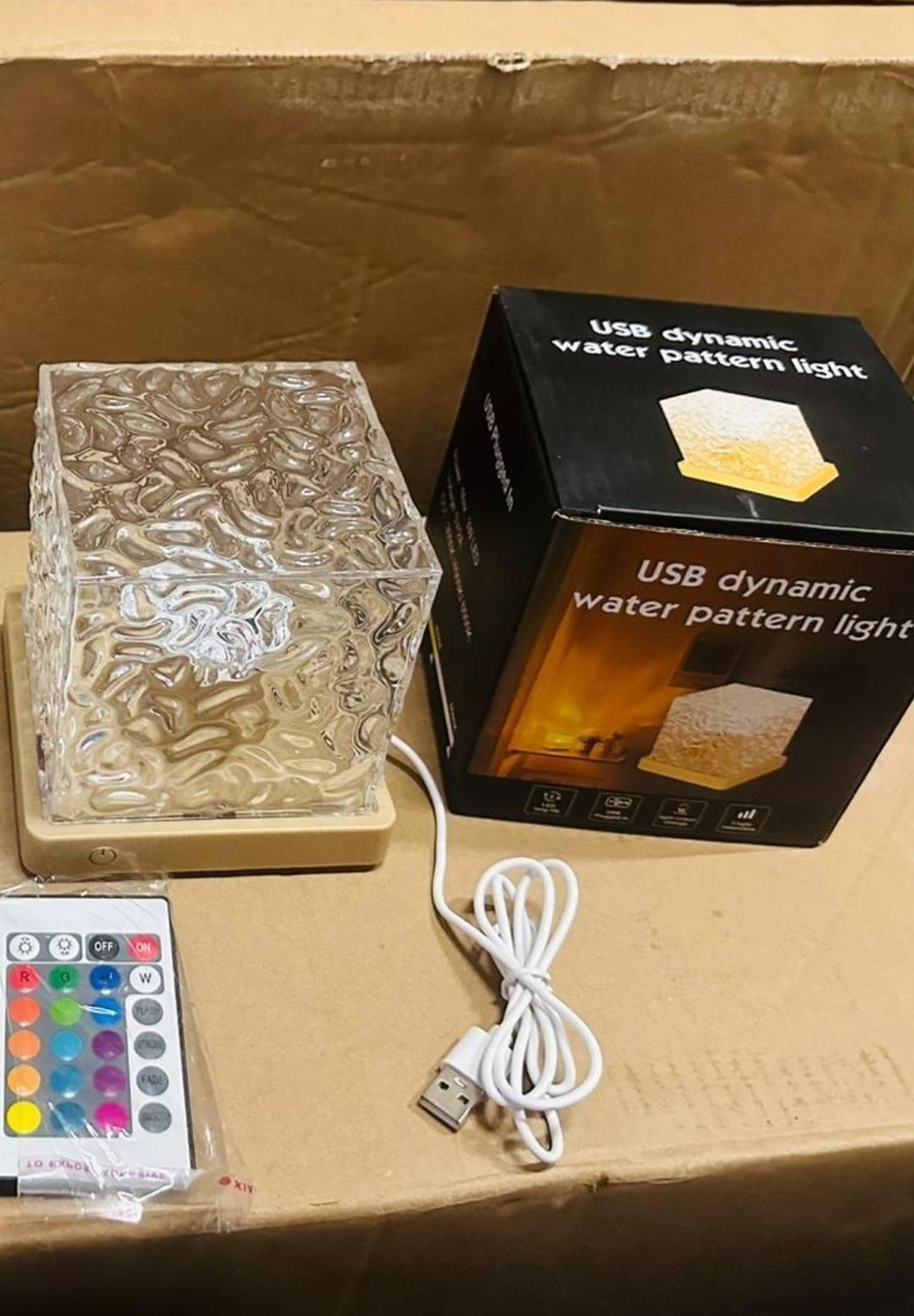 Rotating Ripple Aura Night Light
