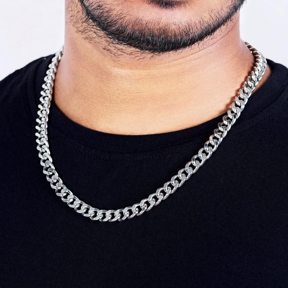 Men's Silver Cuban Chain