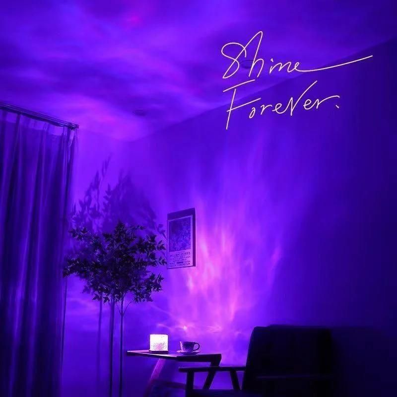 Rotating Ripple Aura Night Light