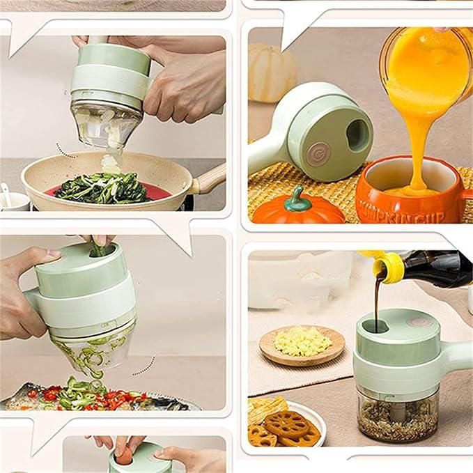 Portable 4-in-1 Food Chopper