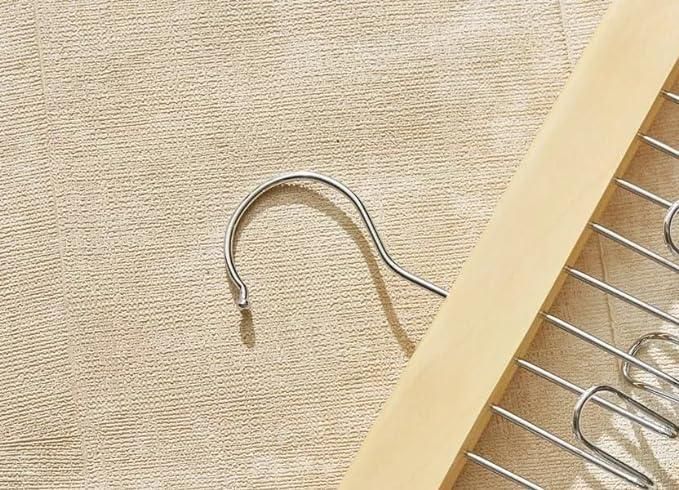 Wooden Hanger with Hooks