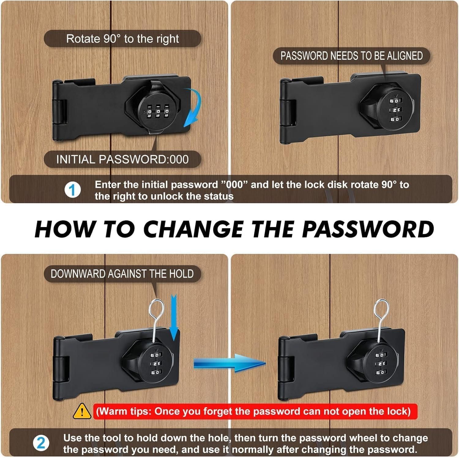 Combination Cabinet Lock
