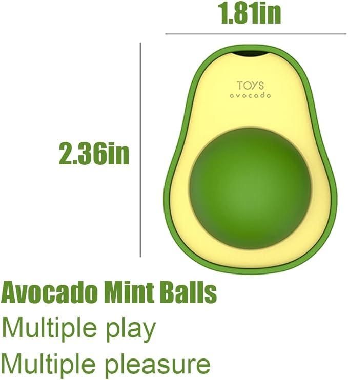 Catnip Avocado Ball Toy