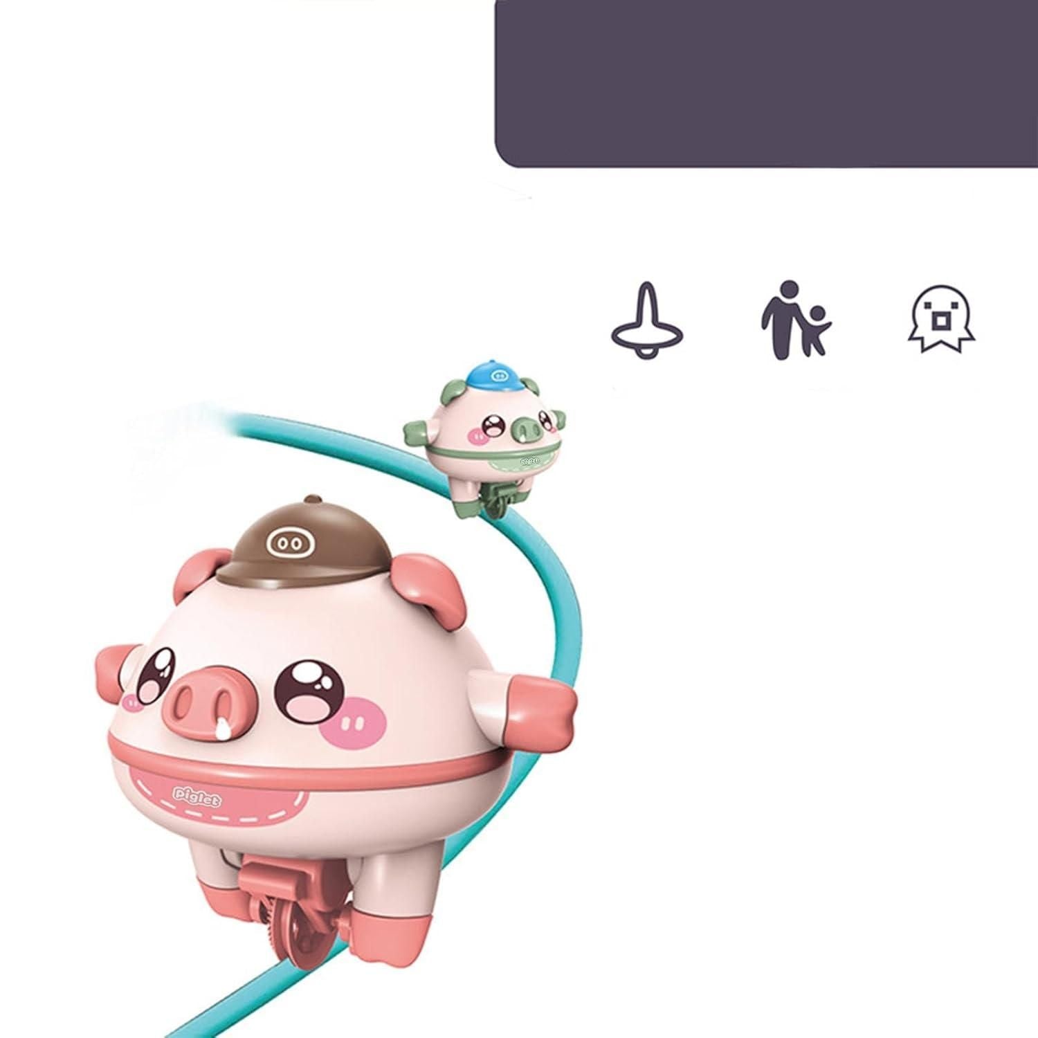 Piggy Tightrope Walker