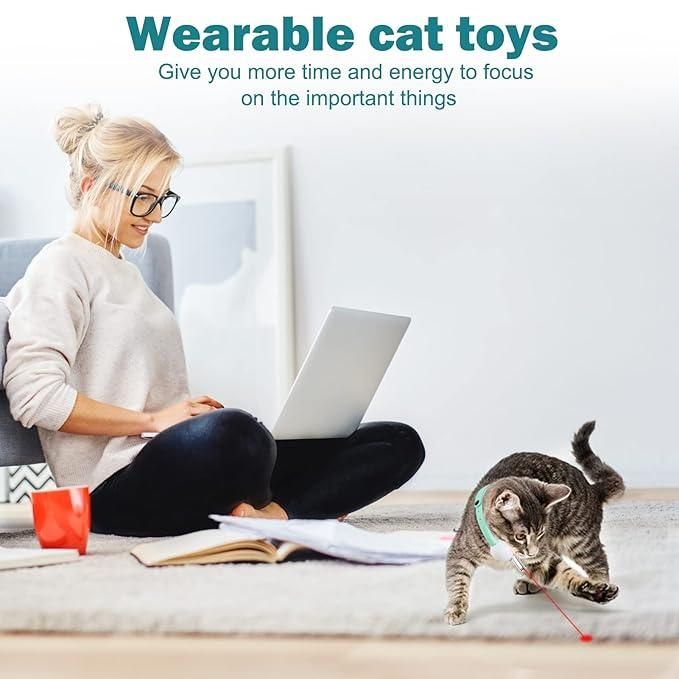 Pet Laser Collar Teasing Toy