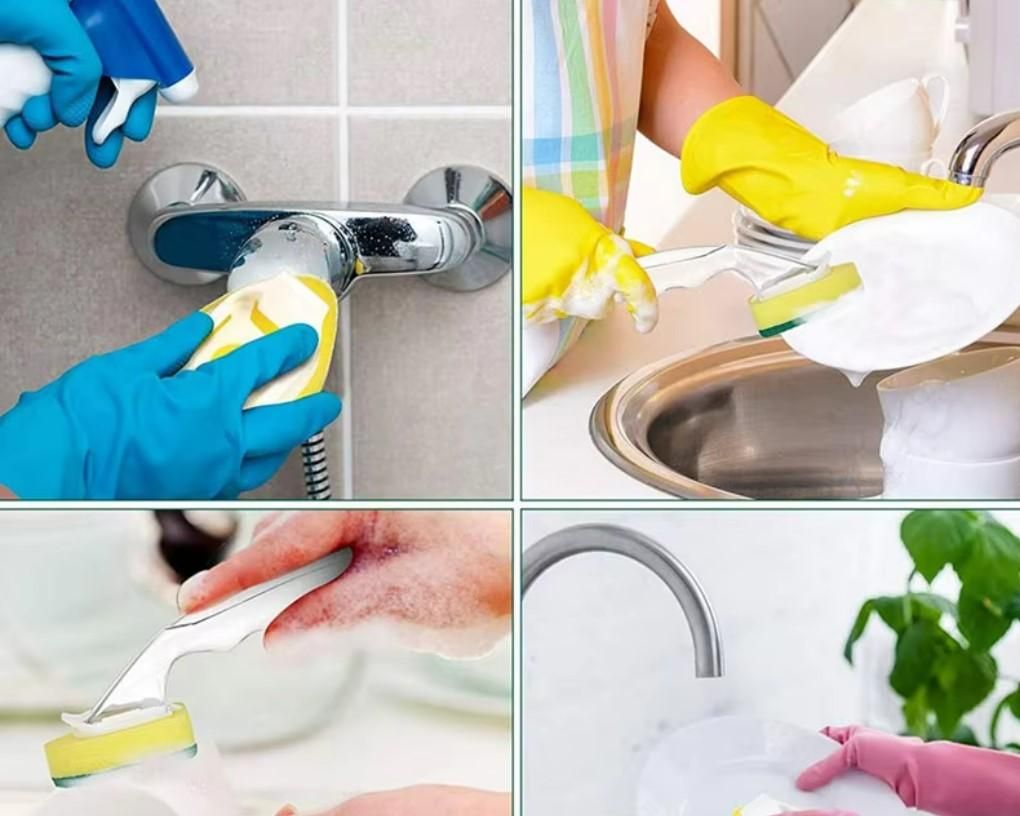 Refillable Sponge & Brush Set