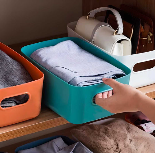 3-Piece Plastic Storage Baskets
