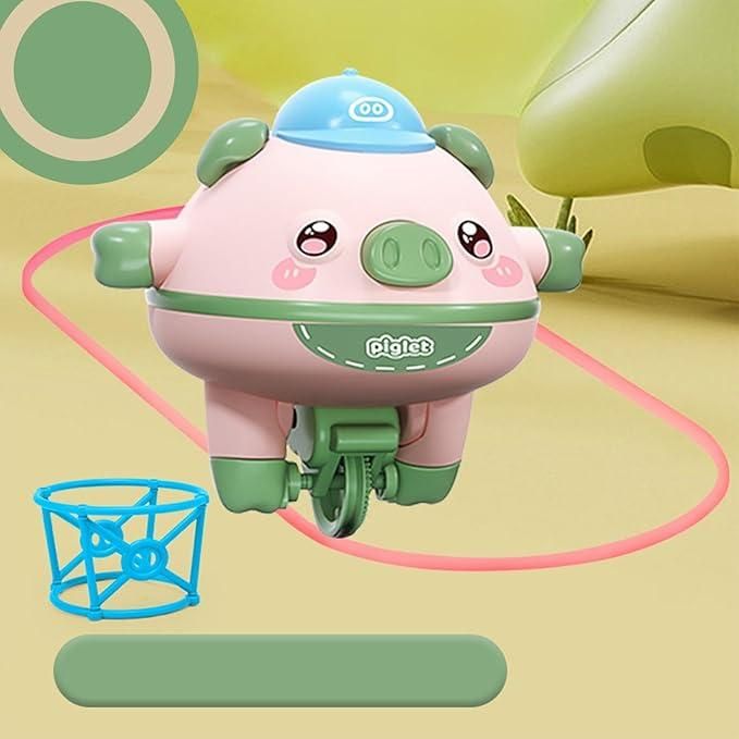 Piggy Tightrope Walker