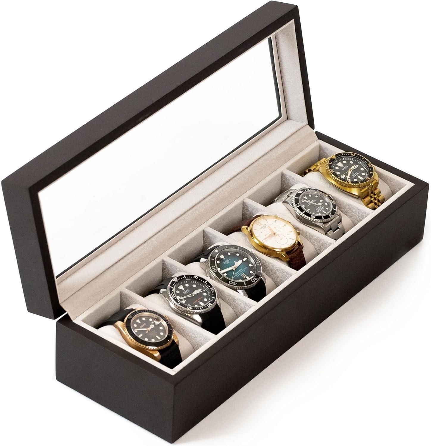 Wood Watch Box Organizer