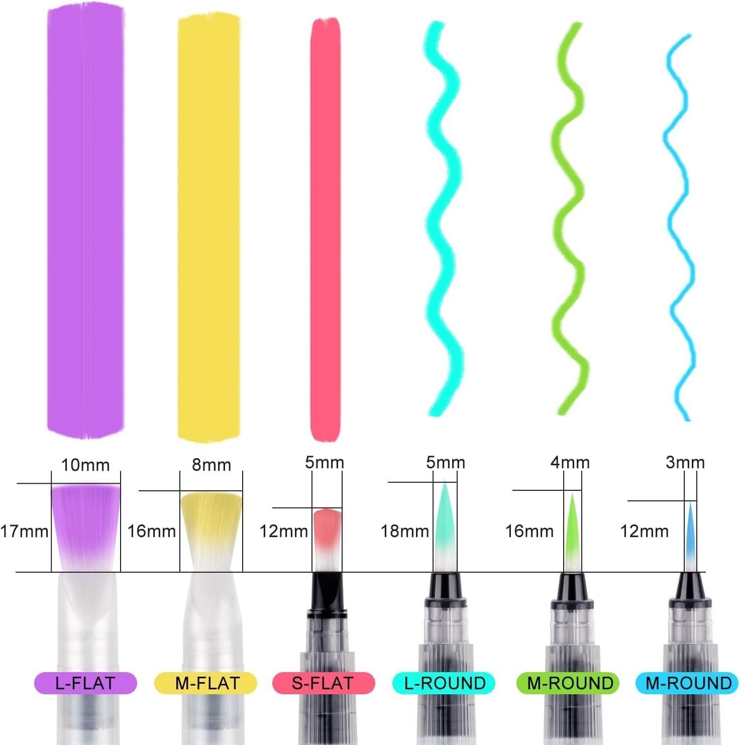 Watercolor Tank Brush Set