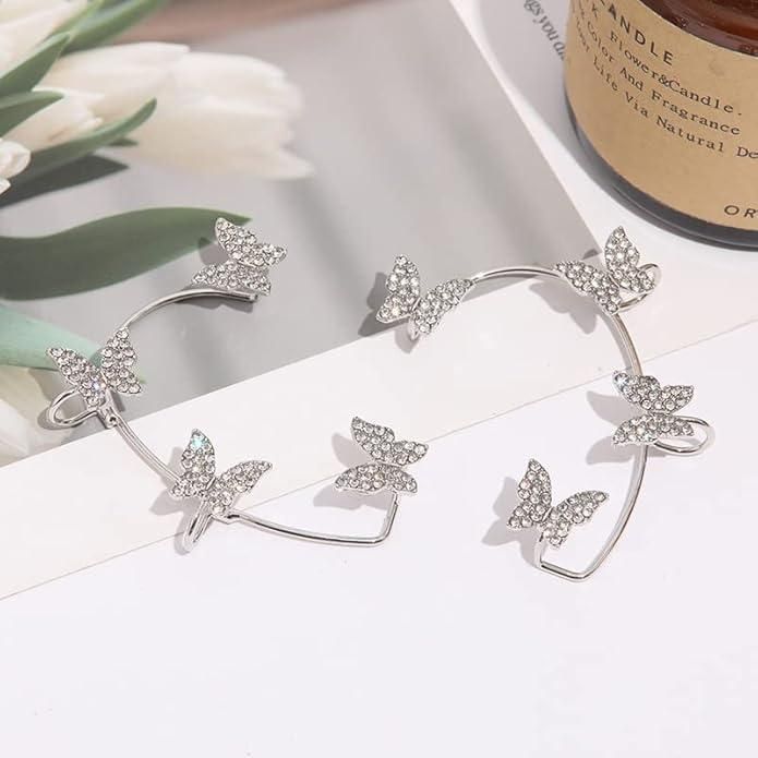 Butterfly Ear Crawler Earrings