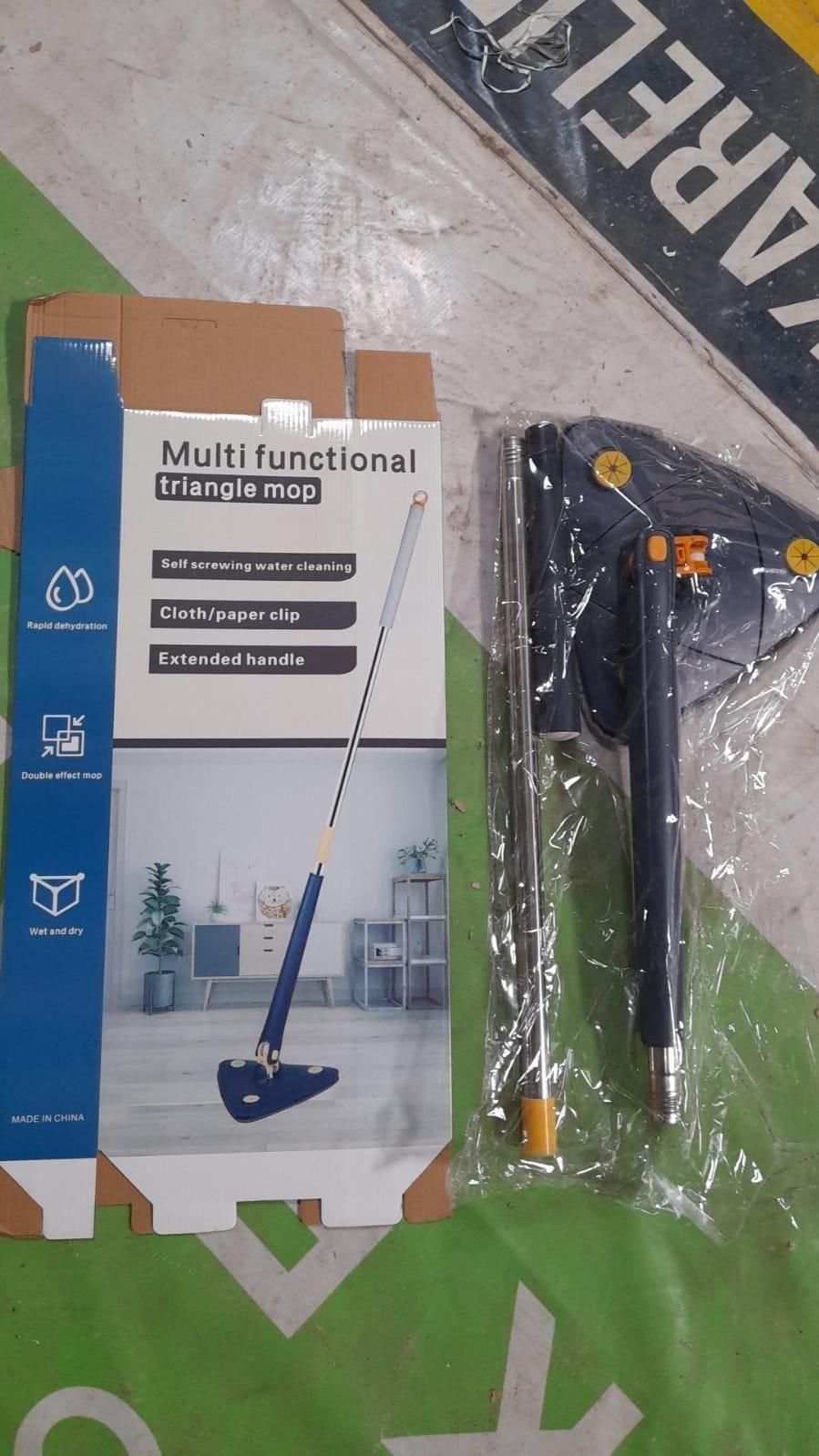 Blue Triangle Cleaning Mop
