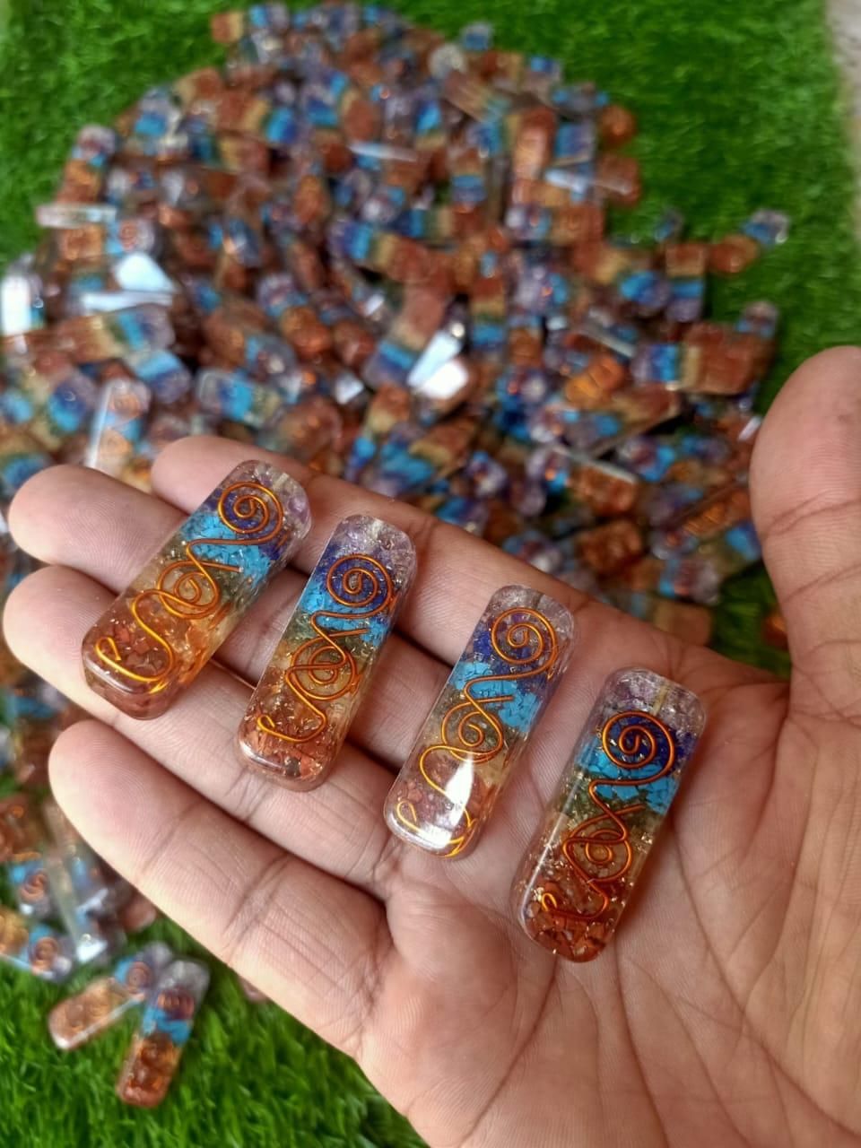 Titanium Quartz Pendant Set