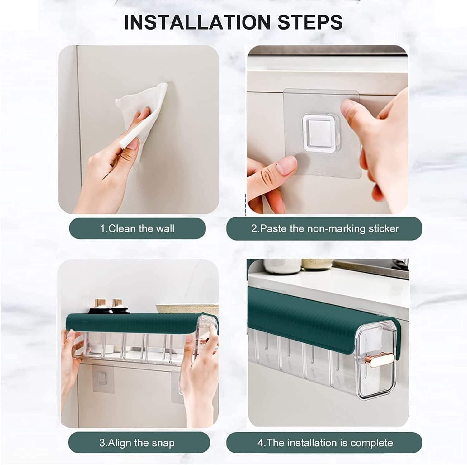 Clear Wall Drawer Organizer