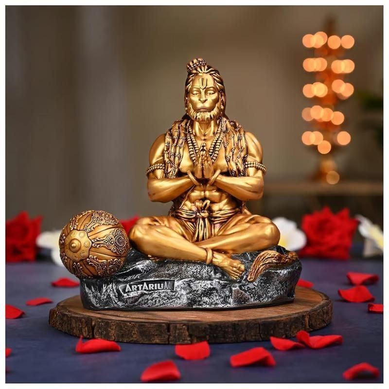 Hanuman Statue - Meditative Pose