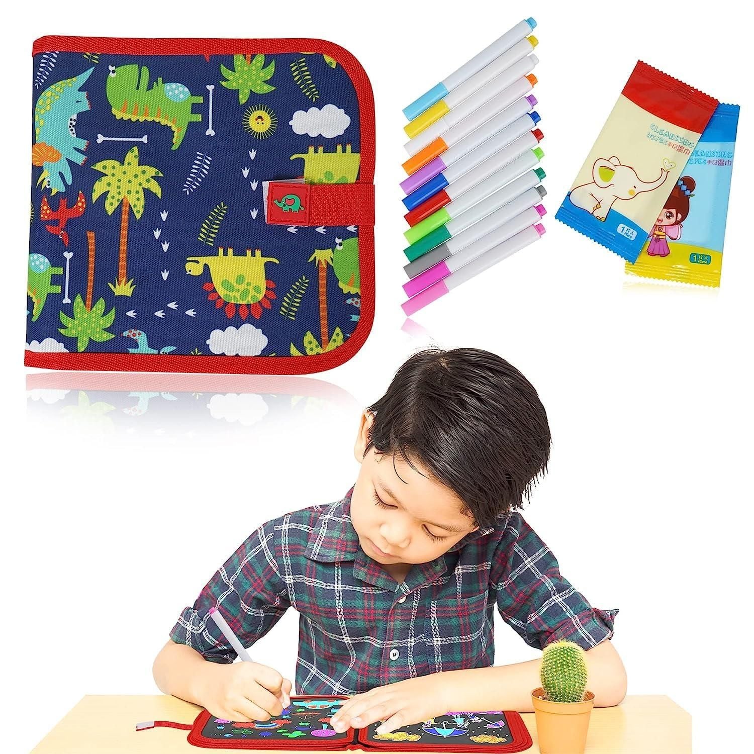 Kids Doodle Book & Pens