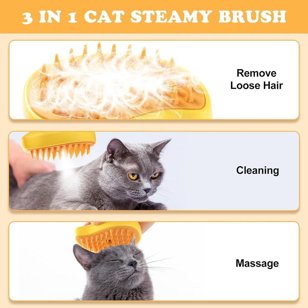Steaming Pet Hair Brush
