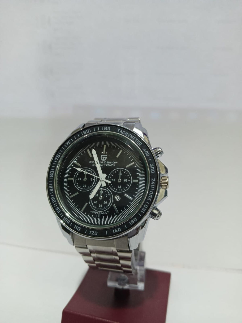Men's Silver Steel Watch